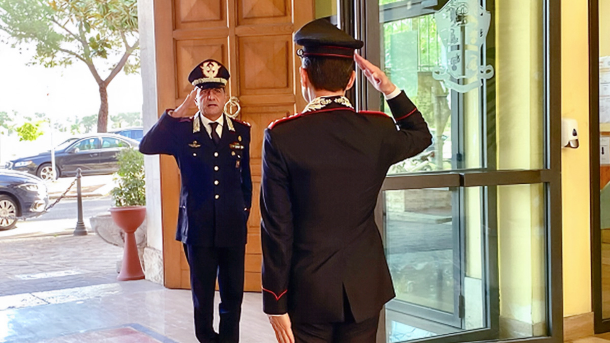 Visita Del Comandante Della Legione Carabinieri Puglia Presso Il